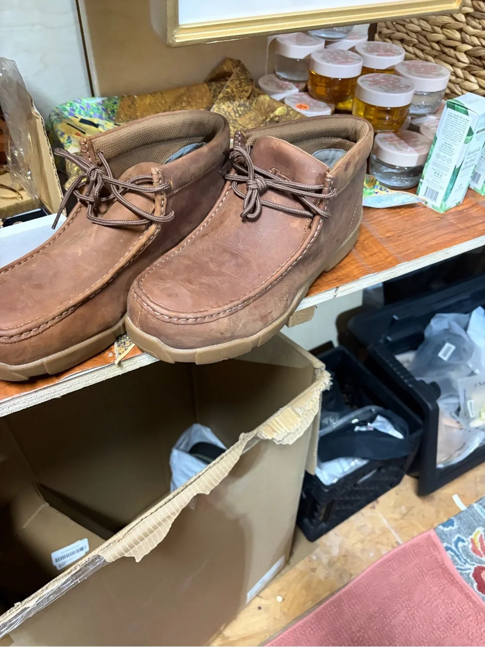 Justin Boots Brown Work Boots